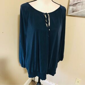 Crosby Silky Long Sleeve Boho Top